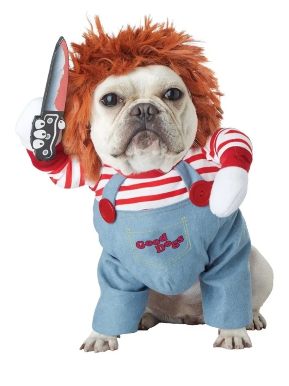 Chuckie costume for dog or cat